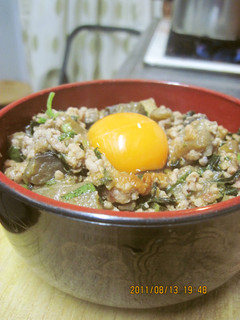 栄養満点!!夏のモロヘイヤ丼-レシピのメイン写真