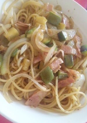 レモン風味◎茄子ベーコンのパスタ-レシピのメイン写真