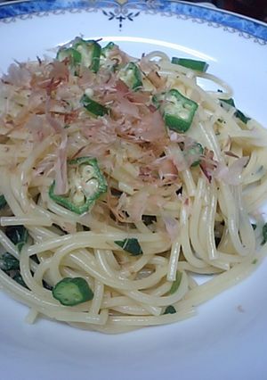 モロヘイヤパスタ-レシピのメイン写真