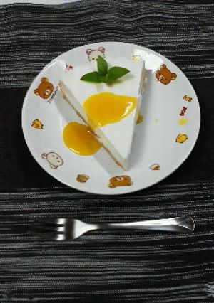 ひんやりぷるぷるレアチーズケーキ-レシピのメイン写真
