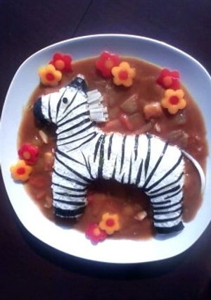 デコカレー♡しまうま-レシピのメイン写真