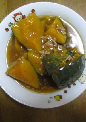 かぼちゃの煮物（生姜風味）-レシピのメイン写真