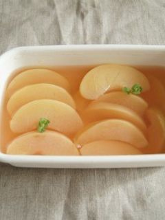 レンジで♪桃の白ワイン煮-レシピのメイン写真