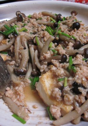 母のそぼろあんかけ豆腐-レシピのメイン写真