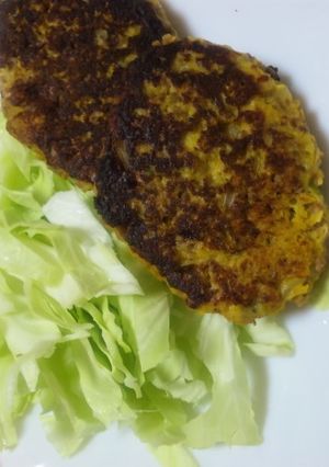 手早で簡単！かぼちゃハンバーグ-レシピのメイン写真