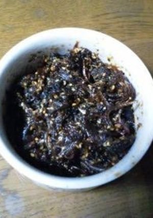 ゴーヤの佃煮　梅干がポイント♪保存食-レシピのメイン写真