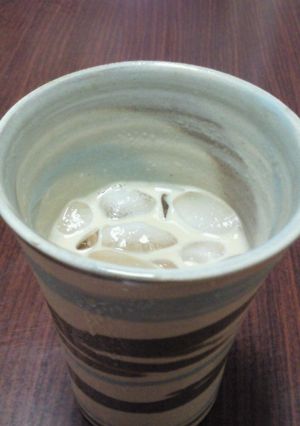 焼酎のミルメーク割り-レシピのメイン写真