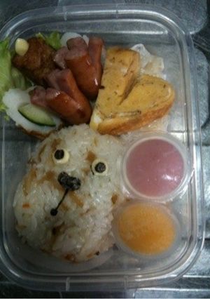 キャラ弁 ウサビッチ プーチン-レシピのメイン写真