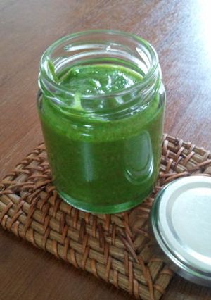 鮮やかgreen★ﾊﾞｼﾞﾙﾍﾟｰｽﾄ-レシピのメイン写真