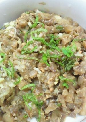 茄子のなめろう-レシピのメイン写真