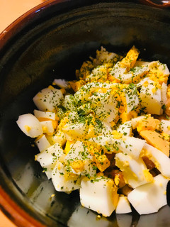 毎日の納豆●ゆで玉子のミモザ風-レシピのメイン写真