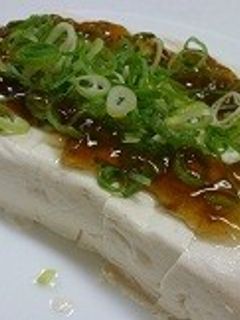 手作り豆腐!!ジュレポン酢添え!!-レシピのメイン写真