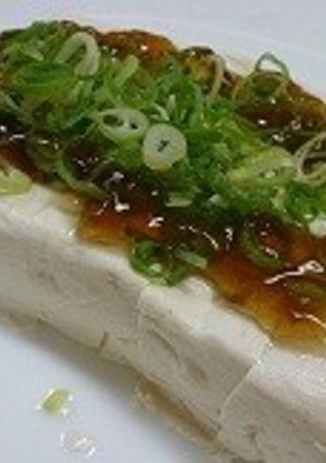 手作り豆腐！！ジュレポン酢添え！！-レシピのメイン写真