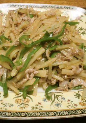 じゃがいもDE青椒肉絲風-レシピのメイン写真