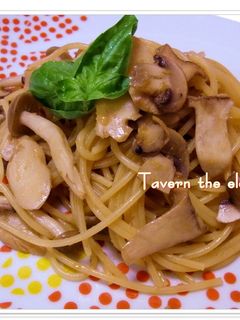 3種のキノコの山葵ソースパスタ-レシピのメイン写真