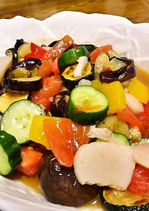 夏野菜の冷製ラタトゥーユ風-レシピのメイン写真