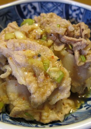 茹で豚のねぎダレ和え-レシピのメイン写真