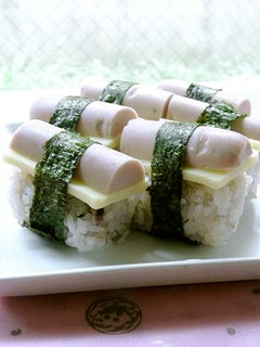 ギョニソとチーズのわさびマヨおにぎり-レシピのメイン写真