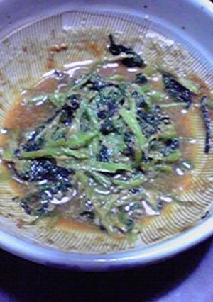 KIYOKOさんの小松菜ごまみそ和え♪-レシピのメイン写真