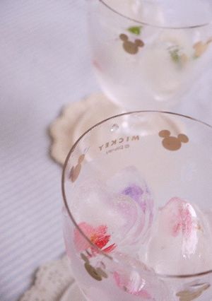 パーティーに花氷かわいいフラワーキューブ-レシピのメイン写真