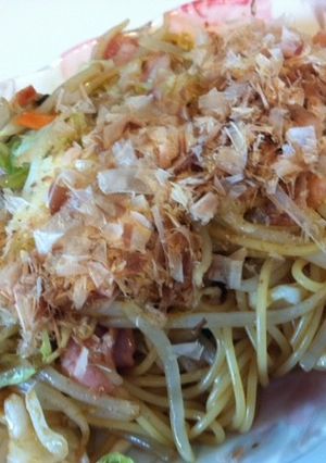 ☆Ｂ級☆焼きそば風野菜炒めパスタ-レシピのメイン写真