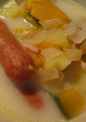 かぼちゃ入りあっさりミルクポトフ-レシピのメイン写真