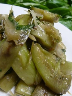 むきナスの香野菜塩炒め~♪-レシピのメイン写真
