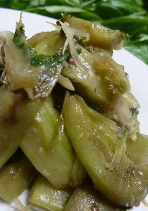 むきナスの香野菜塩炒め～♪-レシピのメイン写真