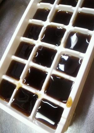氷のコーヒー(*^_^*)コレは便利-レシピのメイン写真
