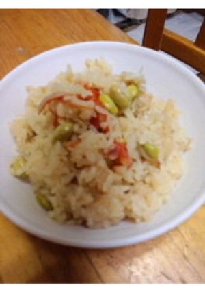 材料3で炊き込み御飯-レシピのメイン写真