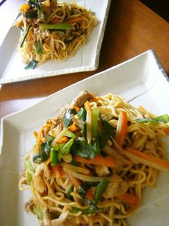 ニラ焼きそば-レシピのメイン写真