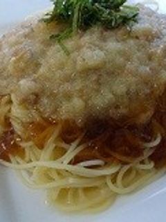 なめたけおろしの冷製パスタジュレポン酢-レシピのメイン写真
