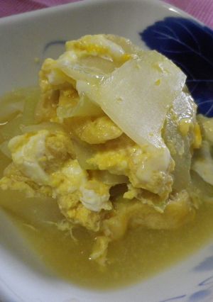 冬瓜と油揚げの卵とじ-レシピのメイン写真