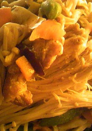 豚薄切り肉と野菜ときのこの牛ダシダ炒め-レシピのメイン写真