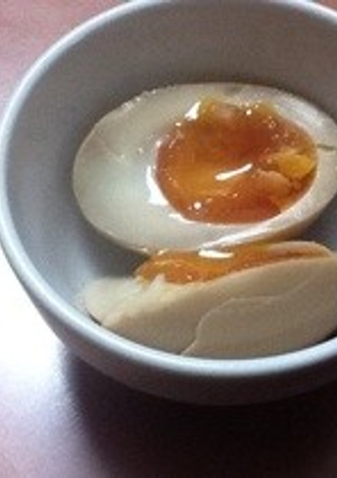 黄身までしっかり♩簡単とろとろ味付け卵-レシピのメイン写真