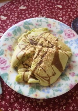 ビタミンたっぷり♪青汁と野菜のパンケーキ-レシピのメイン写真