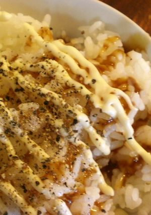 ズボラごはん☆黒胡椒ソースマヨ丼☆-レシピのメイン写真