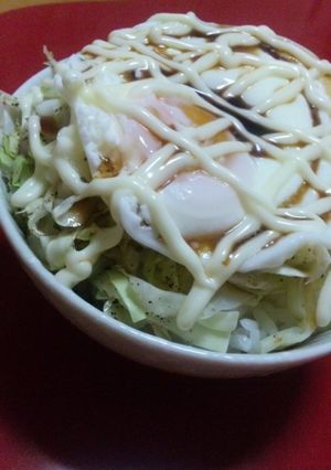 レンジで簡単とろ〜り☆キャベたま丼-レシピのメイン写真