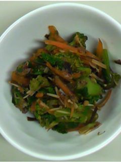 菜の花とえのきのおかか和え-レシピのメイン写真
