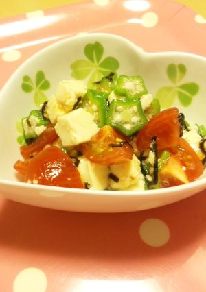 おくらとトマトのさっぱり和え-レシピのメイン写真