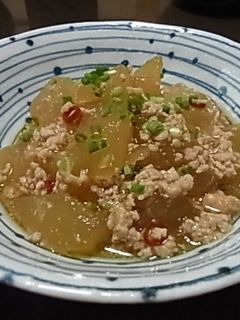 冬瓜と鶏ひき肉のあんかけ-レシピのメイン写真