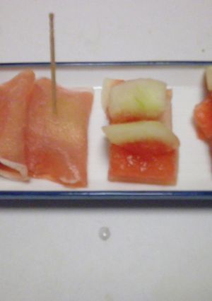 すいかの白い部分で3点盛り！-レシピのメイン写真