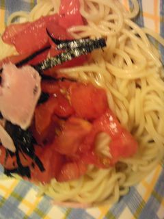 トマトの和風冷製パスタ-レシピのメイン写真