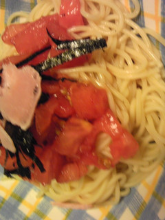 トマトの和風冷製パスタ-レシピのメイン写真
