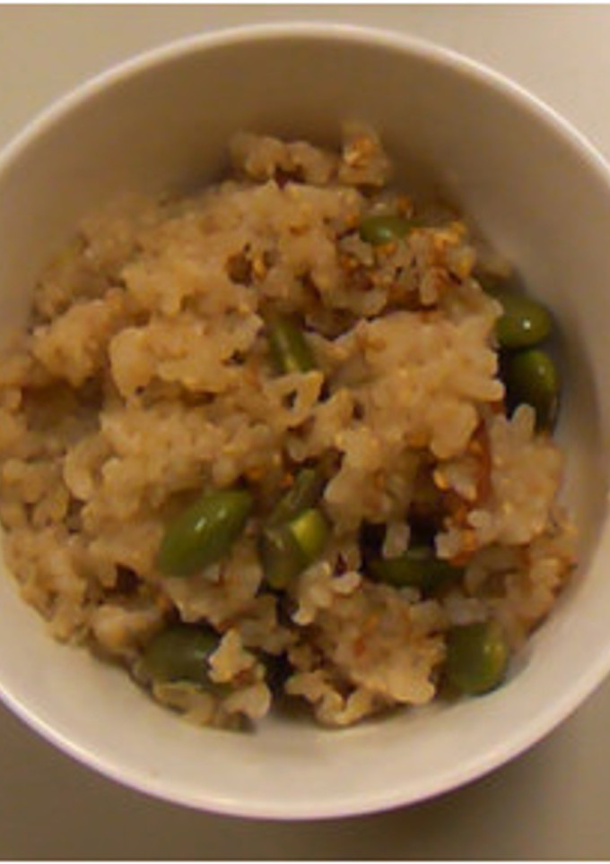 枝豆の梅ごはん-レシピのメイン写真