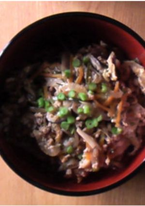 きんぴら丼-レシピのメイン写真