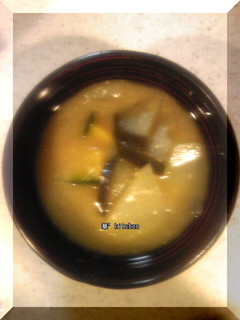 茄子と南瓜と夕顔の味噌汁-レシピのメイン写真