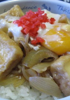 厚揚げの冶部煮(じぶに)丼-レシピのメイン写真