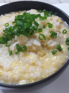簡単!素朴たまご粥-レシピのメイン写真