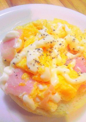 とろーりチーズのスクランブルマフィン-レシピのメイン写真